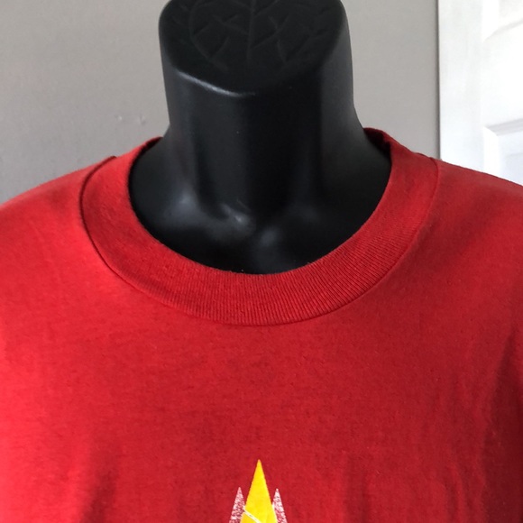 ❤️3X20 SCREEN STAR BEST RED GRAPHIC LONG SLEEVES MENS T-SHIRT - Picture 2 of 11